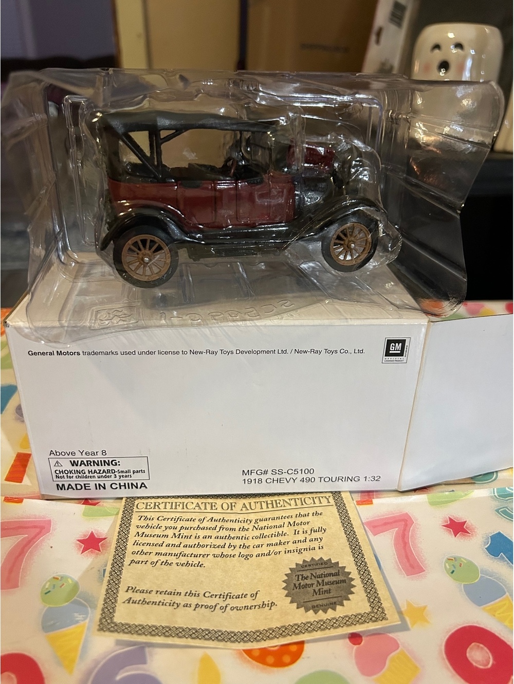 1918 Chevy touring model in box